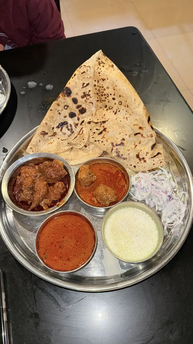 Thali with chapati